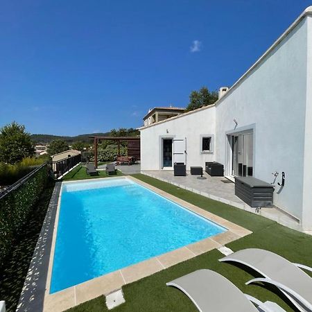 Villa Avec Piscine Cuers Bagian luar foto