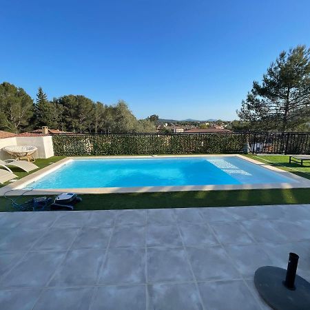 Villa Avec Piscine Cuers Bagian luar foto