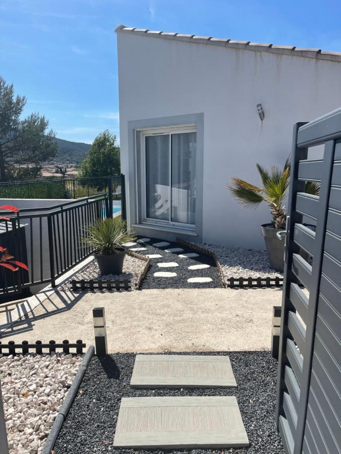 Villa Avec Piscine Cuers Bagian luar foto